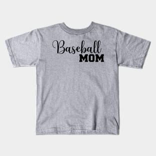 Baseball Mom Kids T-Shirt